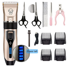 Clipper For Dog Clippers Dogs Grooming Clipper Kit USB Professional Rechargeable Low-Noise Pets Hair Trimmer Display Battery