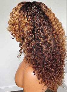 27/30 “16” Deep Curly Human Hair Wig
