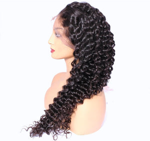 Deep wave lace front wig, lacefront wig, deep wave