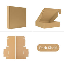 5pcs/10pcs/kraft box wholesale color package carton small gift box Wigs blank 3layer corrugated box customized size printed logo