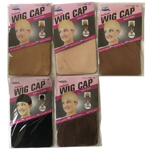 20 pieces (10 packs) Wig Cap Wig Nets Stretch Mesh Snood Hair Net Dark Beige Wig Caps